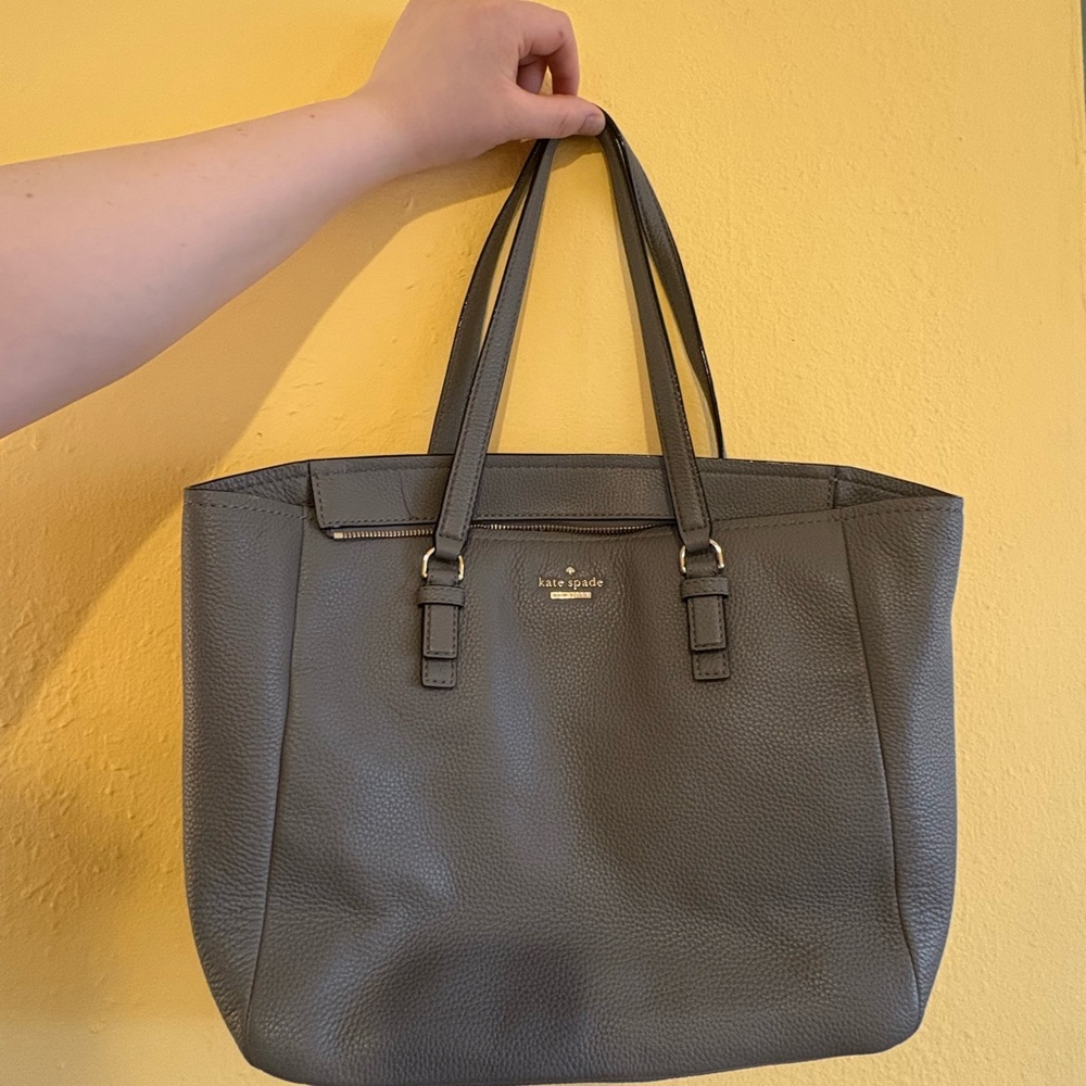 Kate Spade Gray Tote Bag